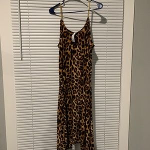 Leopard print dress
